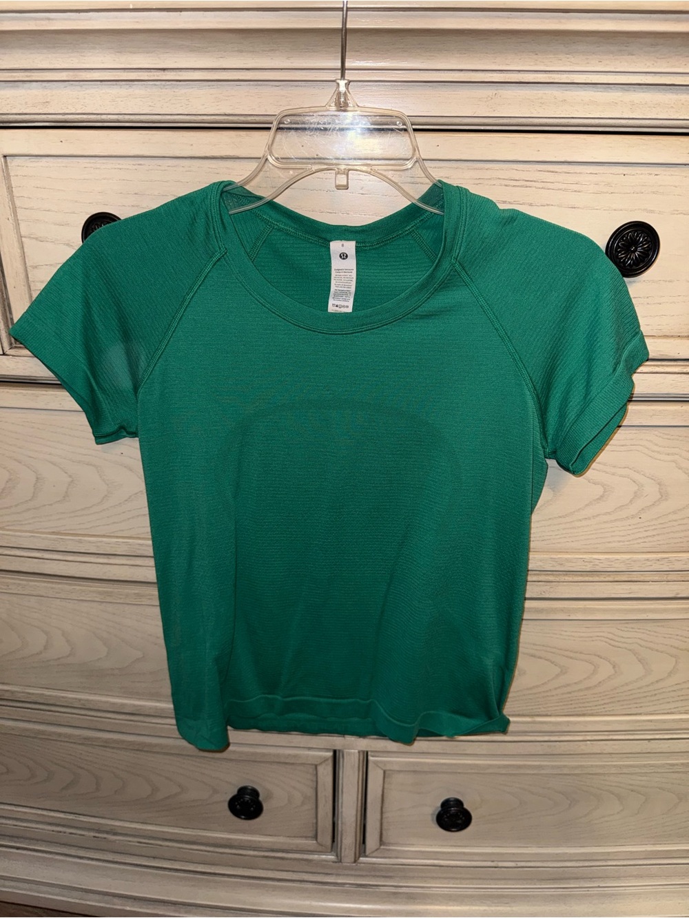 lululemon athletica Emerald Green Short Sleeve Crew Top